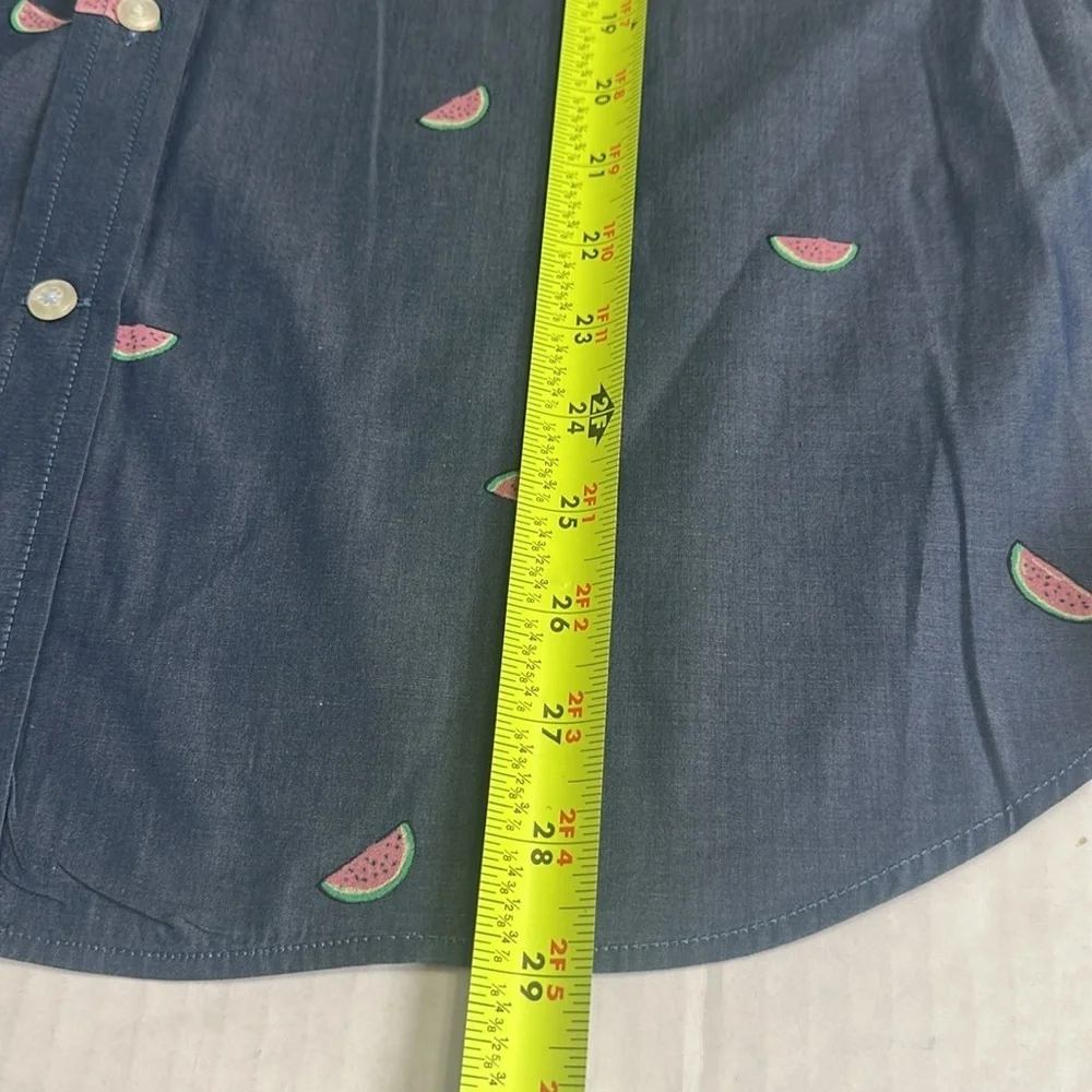 Banana Republic Luxe Poplin Shirt Slim Fit Short Sleeve Button‎ Down Mens Large